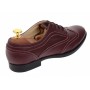 Pantofi dama casual din piele naturala, culoare grena, P29GRENA
